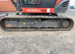 2016 Kubota KX080-4S full